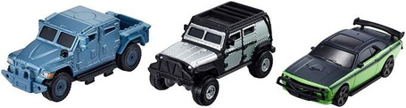 Hot Wheels Samochodziki Szybcy i wściekli Trzypak Ast.