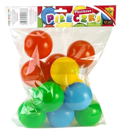 Piłki basenowe 7cm 12szt