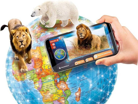 CLEMENTONI GLOBUS INTERAKTYWNY EDUGLOBUS DIGITAL real time + aplikacja 50848