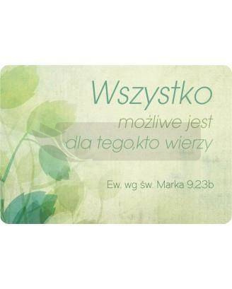 Magnes na lodówkę - Wszystko jest możliwe