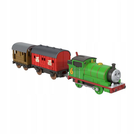 FISHER PRICE TOMEK I PRZYJACIELE LOKOMOTYWA PIOTRUŚ z napędem, 2 wagony JFH33