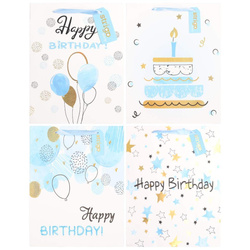 Torba prezentowa Party 26x12x32cm mix STRIGO