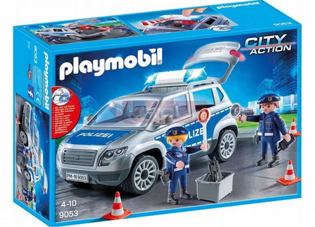 Zestaw figurek City Action 9053 Policyjny samochód terenowy