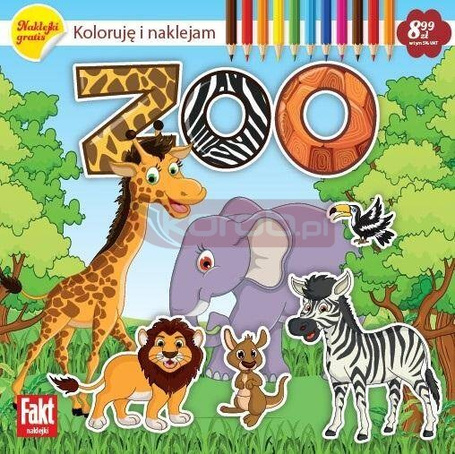 Koloruję i naklejam. Zoo