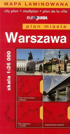 Plan Miasta EuroPilot. Warszawa laminat