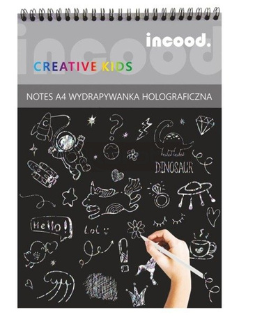 Notes wydrapywanka holograficzna A4