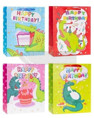 Torebka ozdobna 18x23x8cm brokat mix ROZETTE