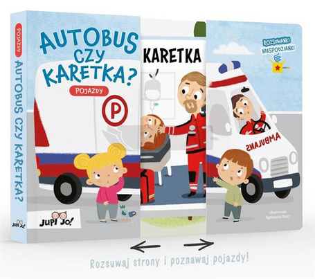 Rozsuwanki-niespodzianki. Autobus czy karetka?