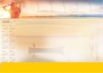 Planer 2026 A2 z listwą Lato