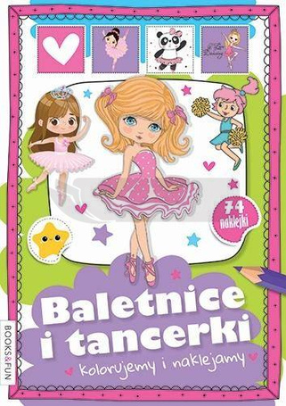 Kolorujemy i naklejamy. Baletnice i tancerki
