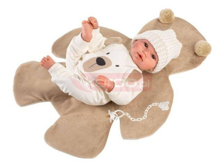 Lalka bobas płacząca 36cm brązowy miś