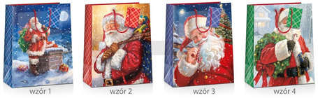 Torba prezentowa Boże Narodzenie 26x12x32cm MIX