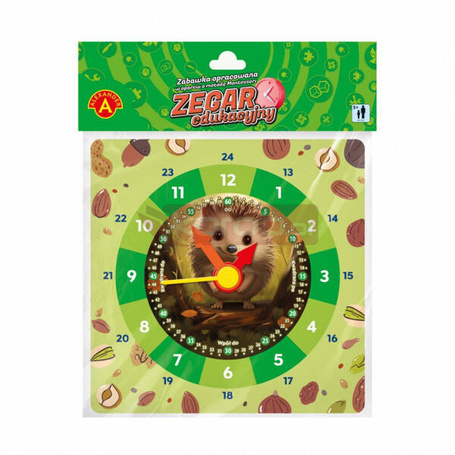 Zegar edukacyjny Jeżyk