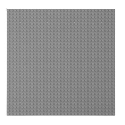 Płyta do budowania z klocków szara 40x40cm