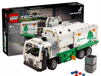 LEGO TECHNIC 42167 ŚMIECIARKA MACK LR ELECTRIC zestaw klocków +8 lat