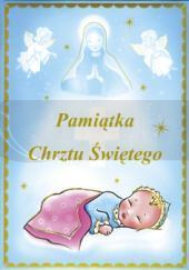 Pamiątka chrztu św. - niebieska