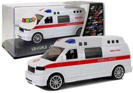 Ambulans pgotowia z napędem dźwiękiem i światłem