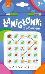 Łamigłówki z ołówkiem 7+ Książeczka niebieska