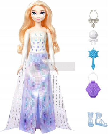 LALKA KSIĘŻNICZKA DISNEY KRAINA LODU ELSA Disney Princess Spin & Reveal HTG25