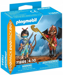 PLAYMOBIL DUO PACK 71884 Pojedynek Novelmore vs Burnham, zestaw +4 lata