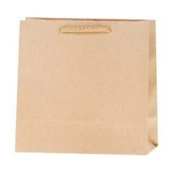 Torebka kraft 90g 16x16x8cm kwadrat ROZETTE