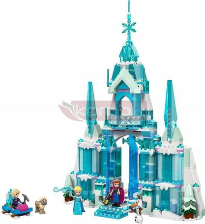 LEGO DISNEY PRINCESS 43244 LODOWY PAŁAC ELZY FROZEN KRAINA LODU zestaw kloc