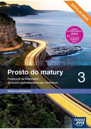 Matematyka LO 3 Prosto do matury podr. ZP 2024