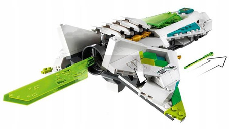 LEGO Monkie Kid 80020 Odrzutowiec biały smok