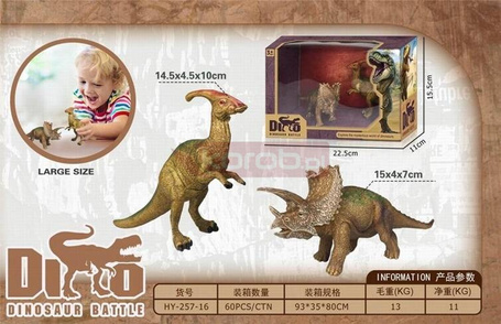 Zestaw dinozaurów