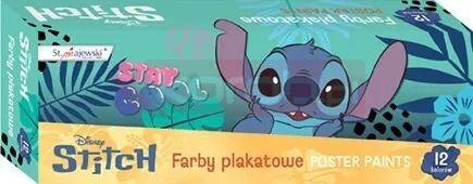 Farby plakatowe 12 kolorów 20ml Stitch