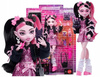 LALKA MONSTER HIGH DRACULAURA + zwierzątko nietoperz Hrabia Bajeczny JHK29