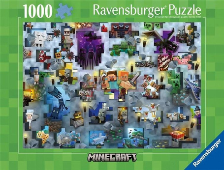 Puzzle 1000 Challenge. Minecraft