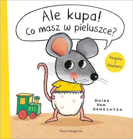 Ale kupa! Co masz w pieluszce?