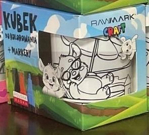 Kubek do malowania z markerami puciek
