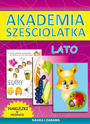 Akademia przedszkolaka. Lato + naklejki