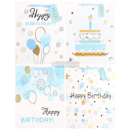 Torba prezentowa Party 26x12x32cm mix STRIGO