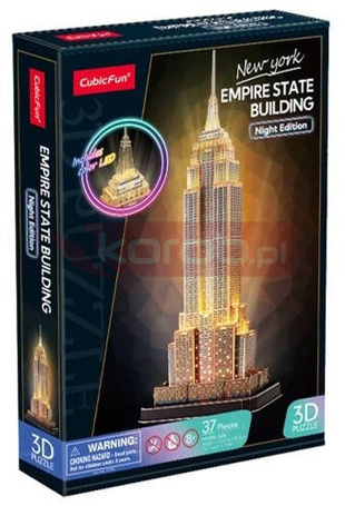Puzzle 3D 37 elementów Empire State Building