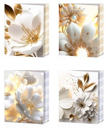 Torebka prezentowa S Kwiaty mix