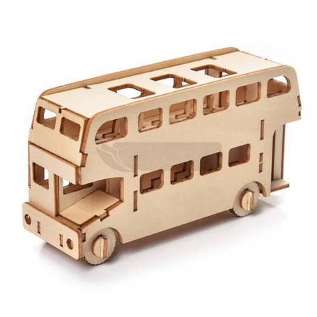 Puzzle drewniane Model 3D Autobus