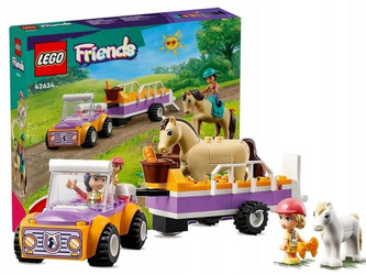 LEGO FRIENDS 42634 PRZYCZEPKA DLA KONI I KUCYKÓW