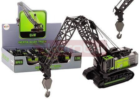 Dźwig gąsienicowy żuraw 1:55 czarno-zielony