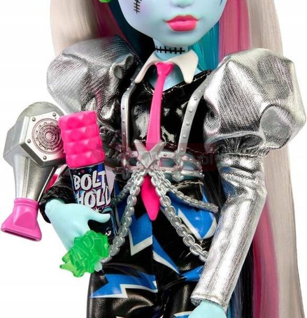 LALKA MONSTER HIGH FRANKIE STEIN Elektryzujący styl, lalka + akcesoria HNF84