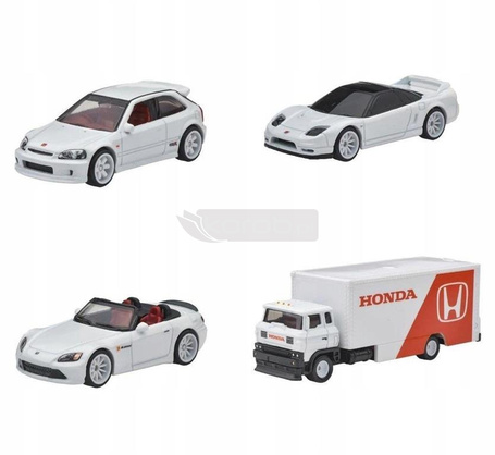 HOT WHEELS PREMIUM DIORAMA zestaw 4 autek Honda JBM08