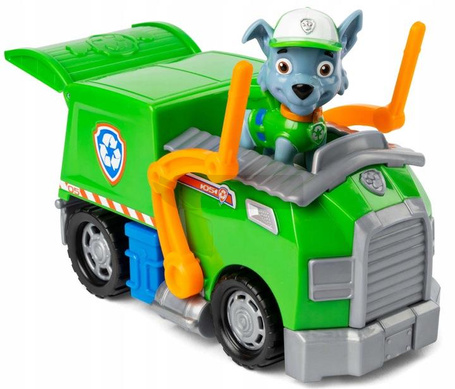 PSI PATROL RECYCLE TRUCK POJAZD ŚMIECIARKA z figurką Rocky 6071213