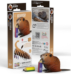 Bóbr Eugy. Eko Układanka 3D