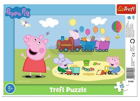 Puzzle 15 Wesoły pociąg TREFL