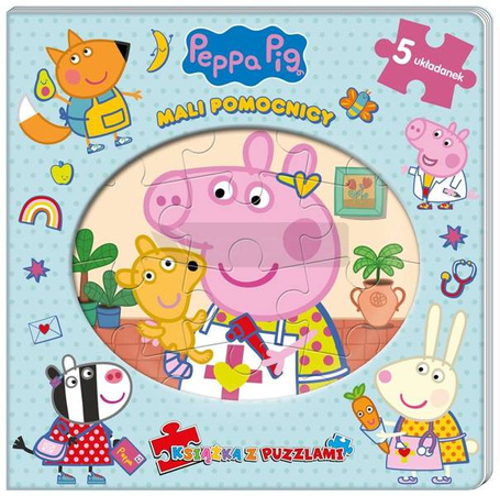 Peppa Pig. Książka z puzzlami. Mali pomocnicy
