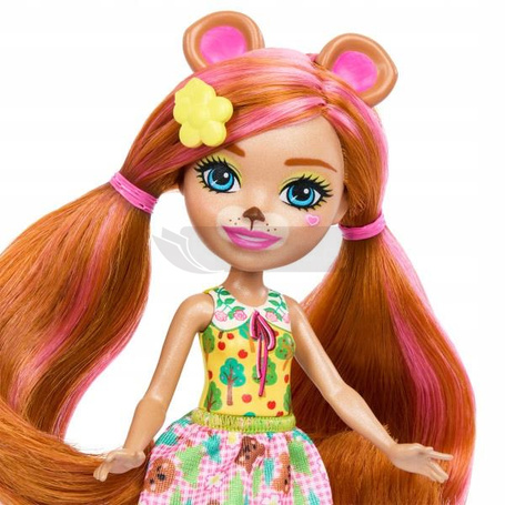 ENCHANTIMALS LALKA Biloxi Bear i zwierzątko miś Trail HTP81