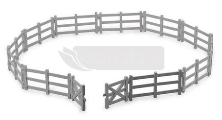 Zestaw ogrodzenie białe