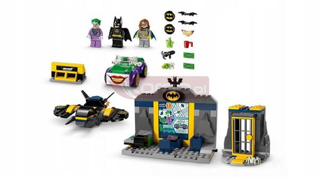 LEGO DC BATMAN 76272 JASKINIA BATMANA Z BATGIRL I JOKEREM zestaw klocków 4+